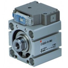 SMC Linear Compact Cylinders CVQ, Compact Cylinder with Solenoid Valve
